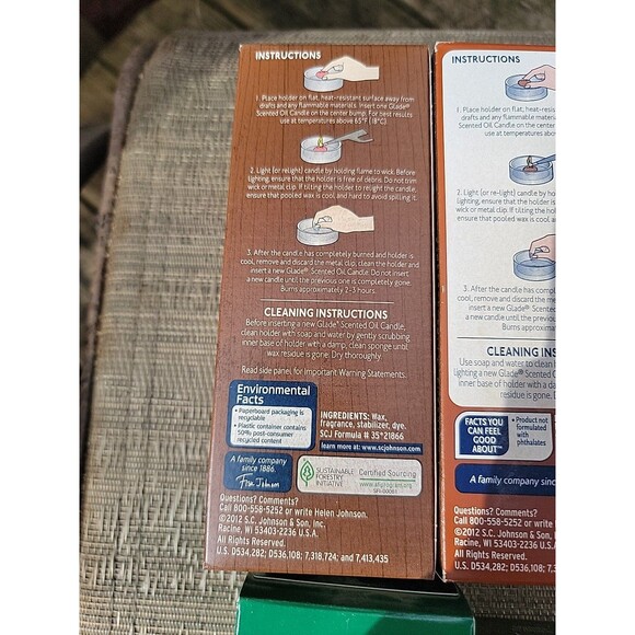 Glade Scented Oil Candles Assorted 4 Open 4 Sealed Discontinued - Picture 15 of 16